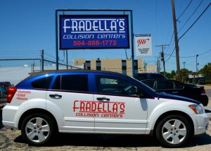 Fradellas Collision Centers Shop Car